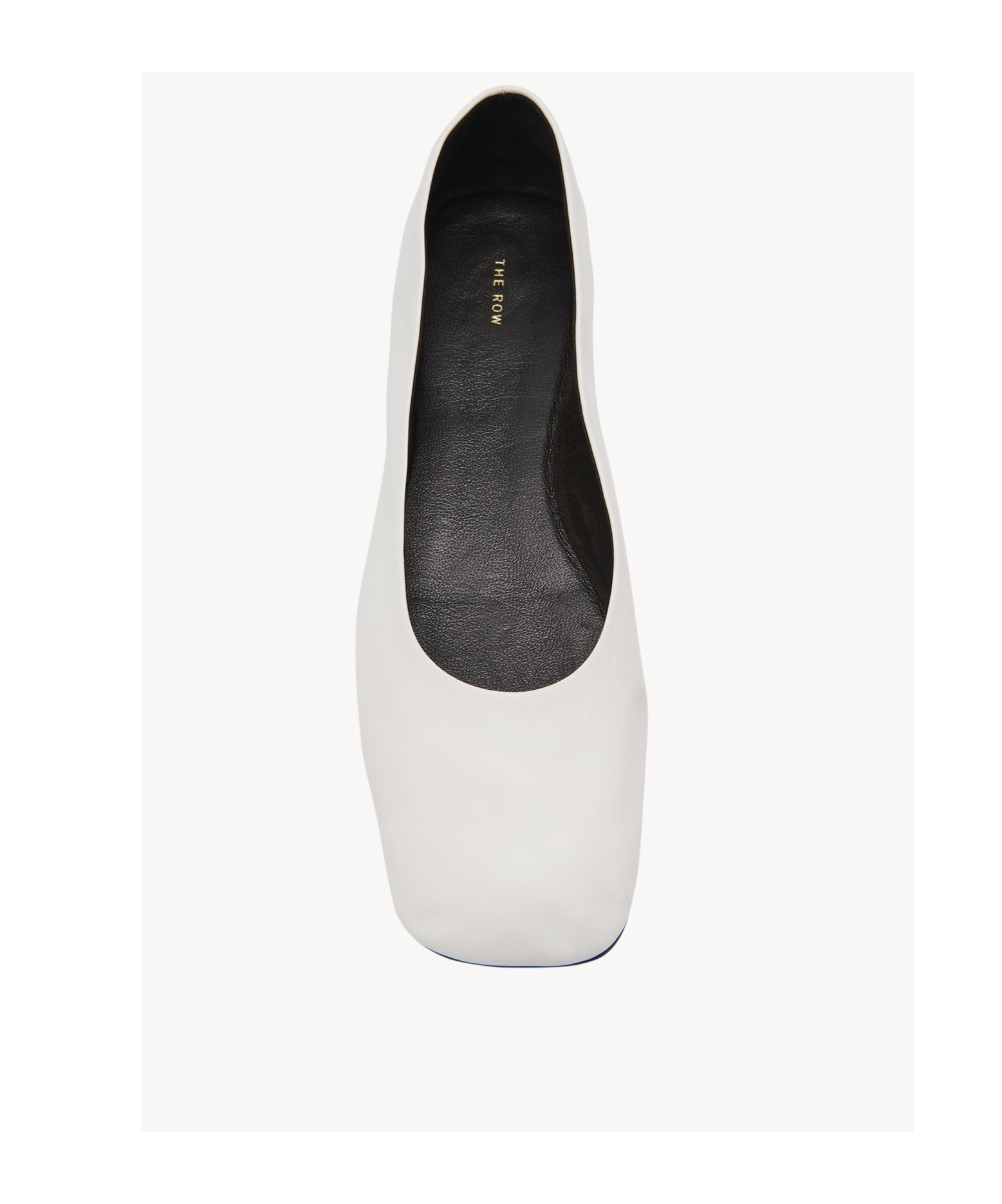The Row Lambskin Leather Ballerina Flats
