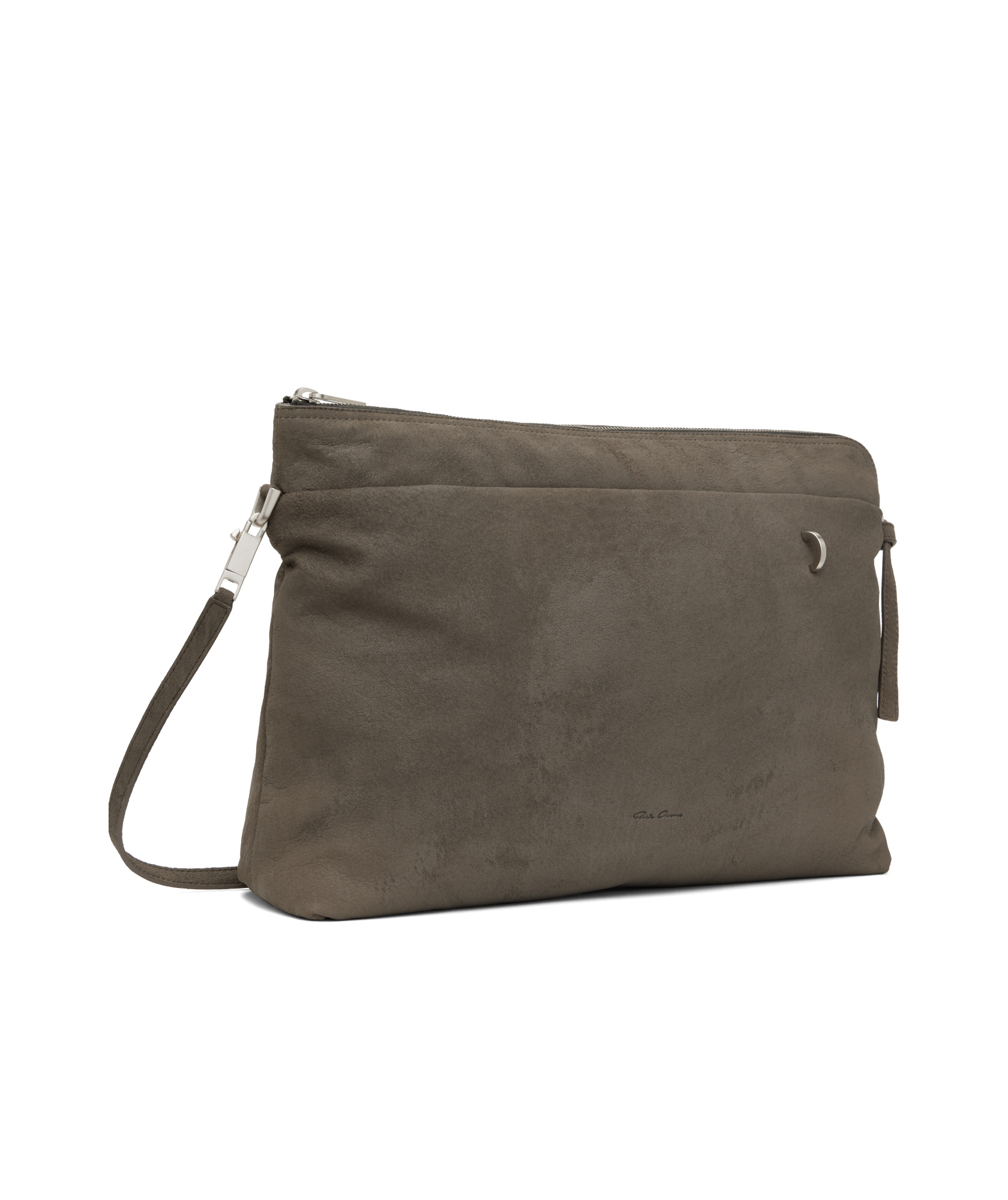 Rick Owens Zippered Crossbody Bag In Green