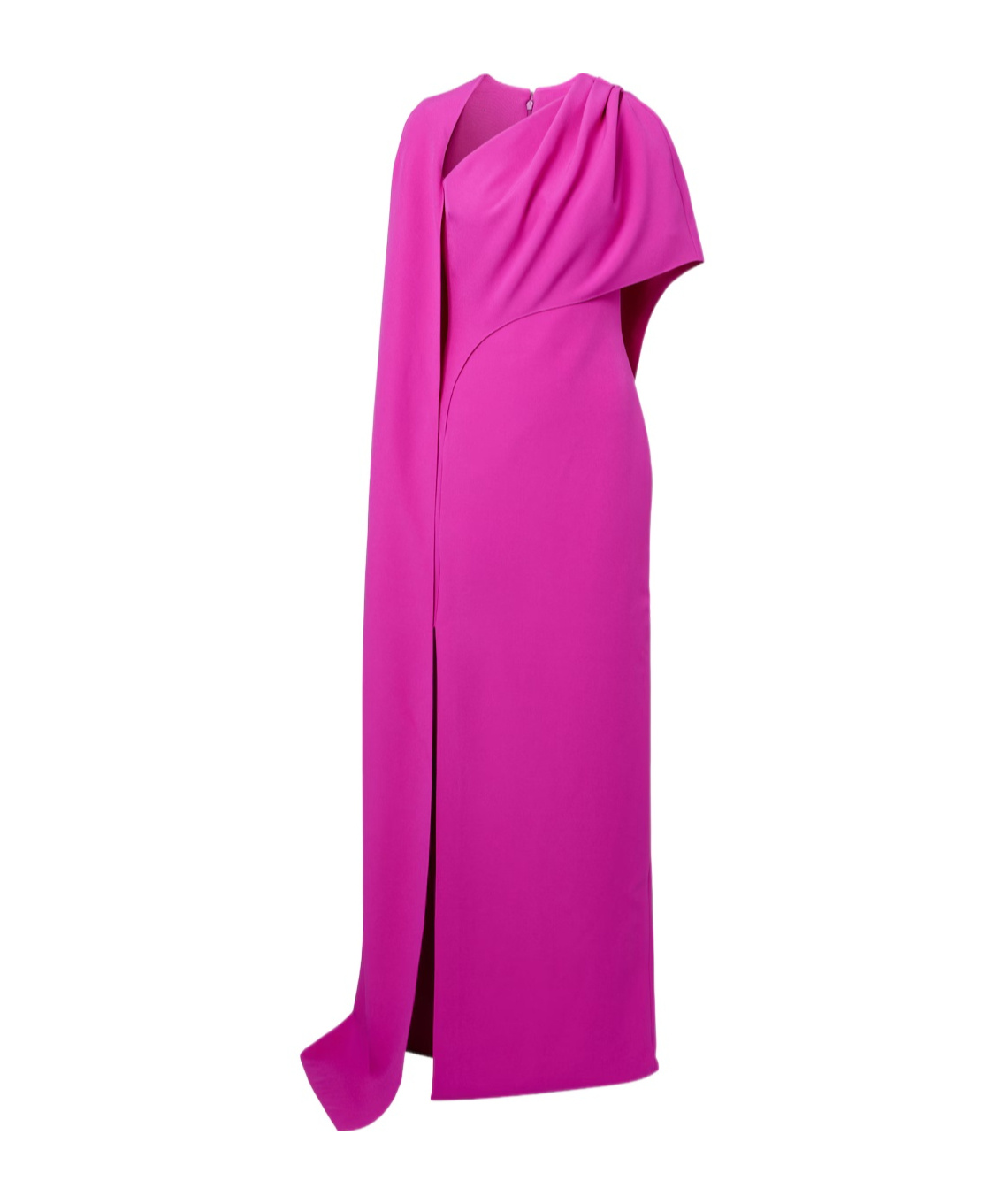 Safiyaa London Contessa Asymmetric Gown In Pink
