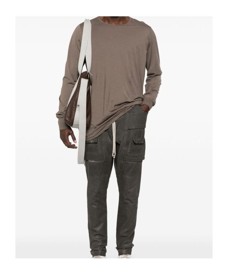 Rick Owens Drkshdw Level T-shirt In Brown