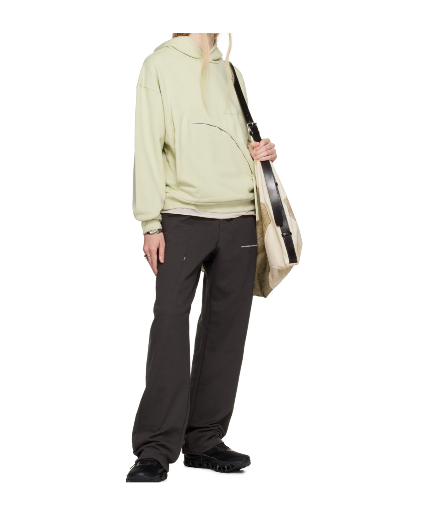 Post Archive Faction (paf) Yellow 8.0 Center Hoodie In Yellow