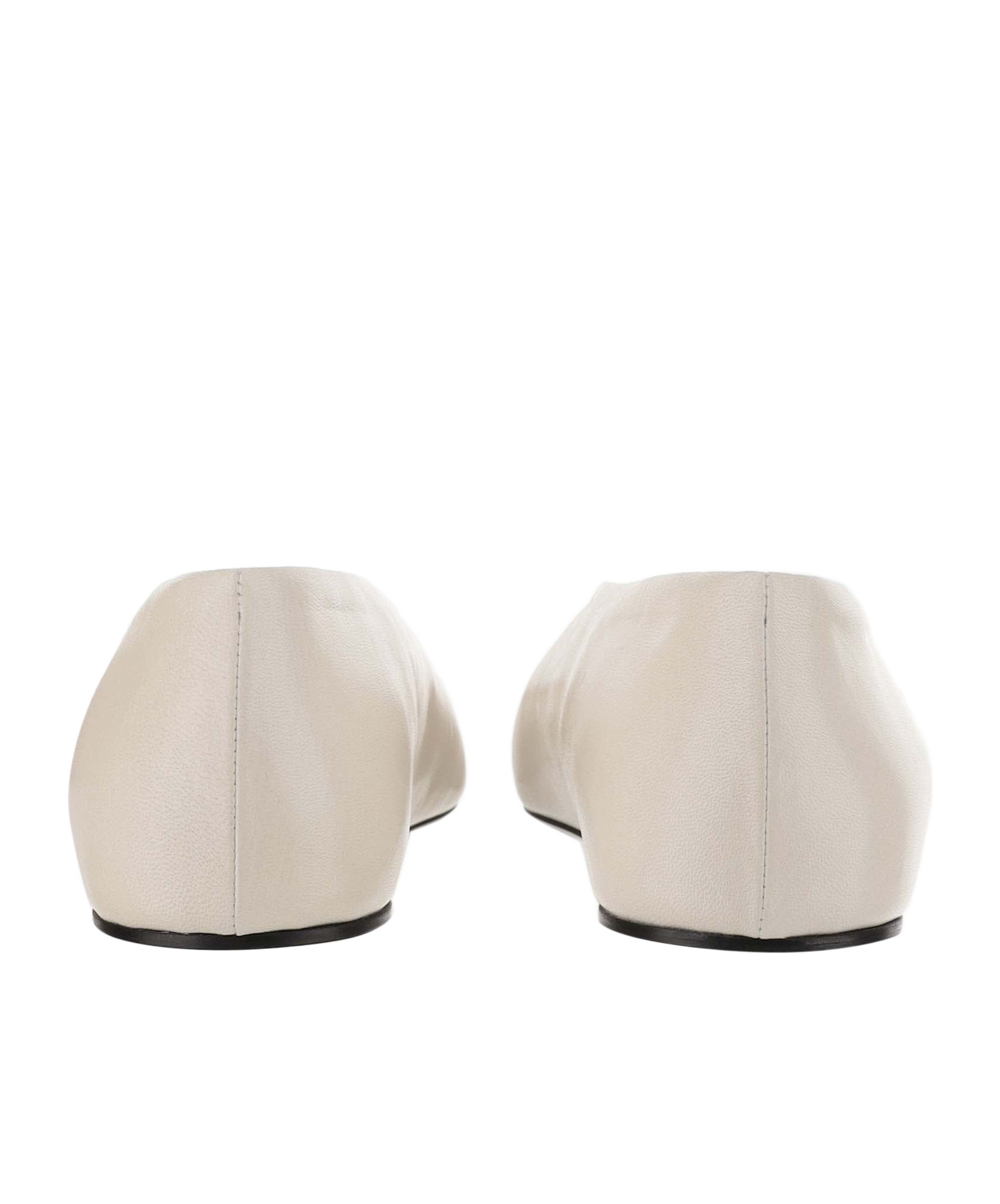 JIL SANDER LEATHER BALLERINA SHOES 