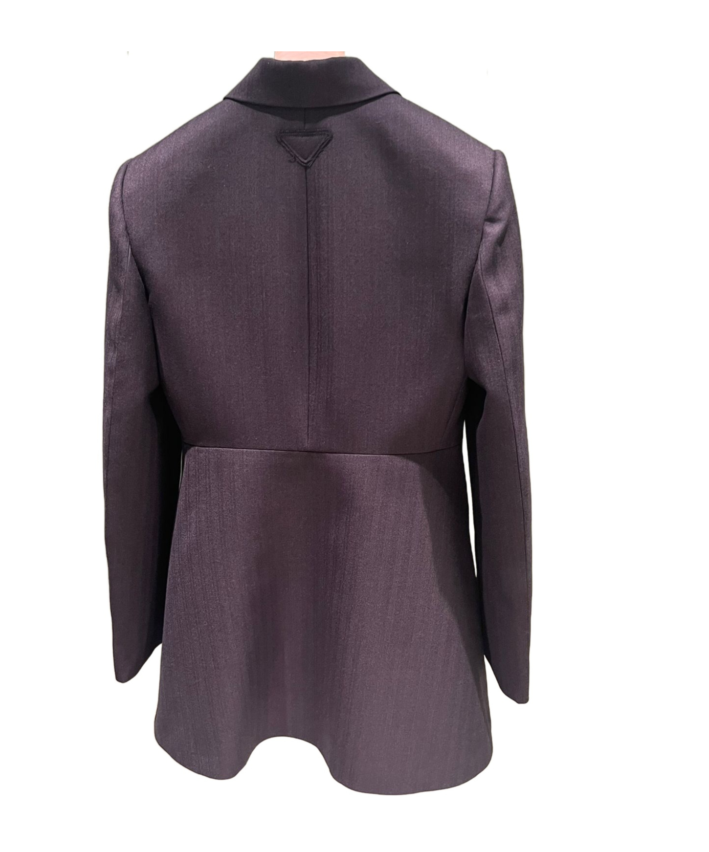 Prada Double-breasted Blazer In Blue