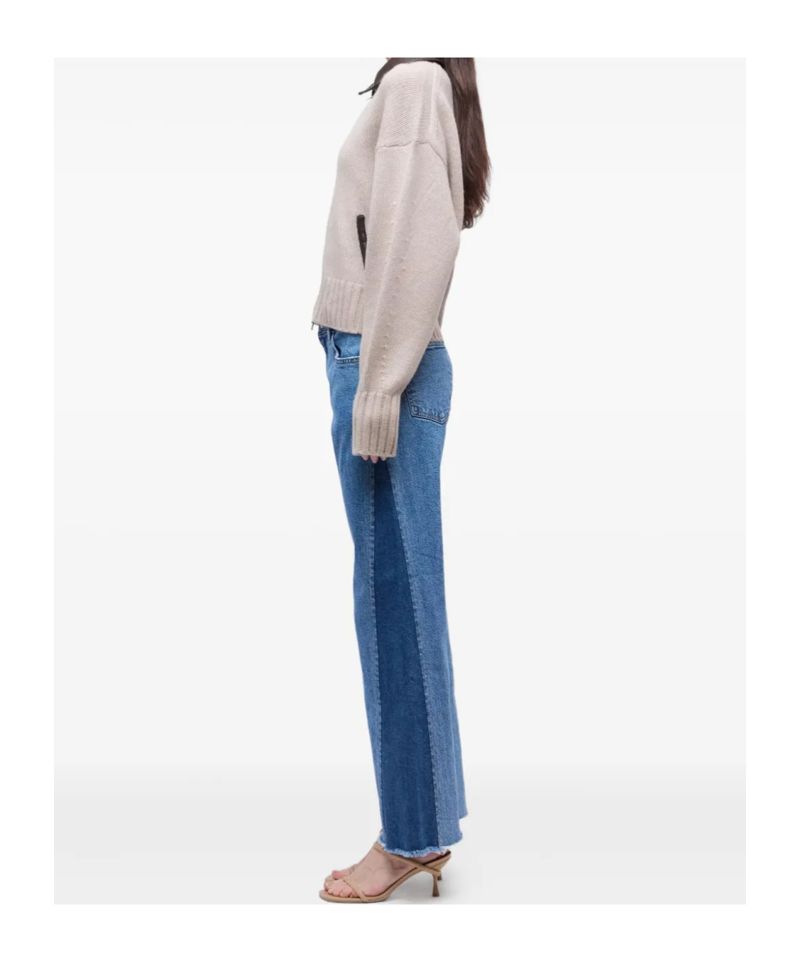 Simkhai High-collar Wool Jacket In Multi