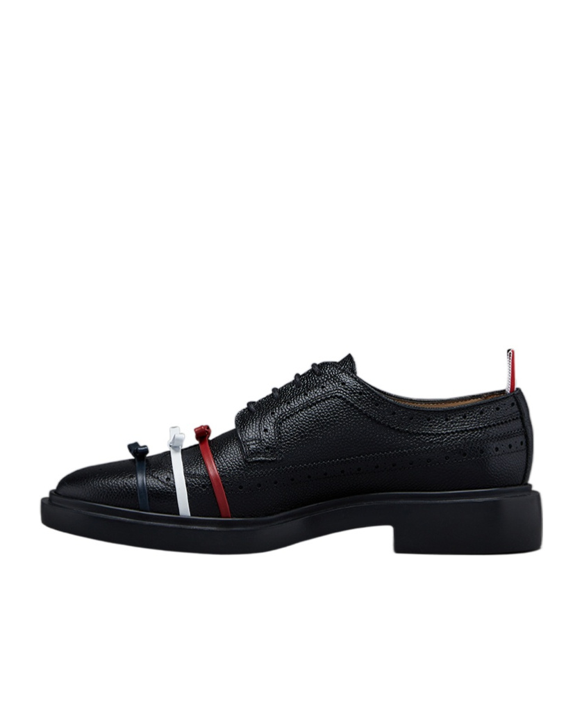 Thom Browne Bow Detailed Longwing Brogues In Black