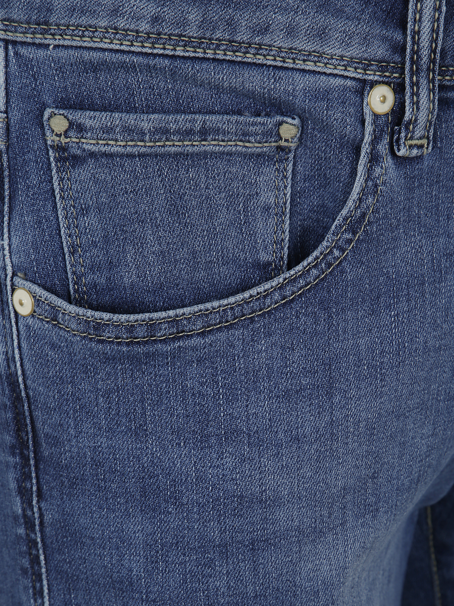 Incotex Belt Loop Jeans In Blue