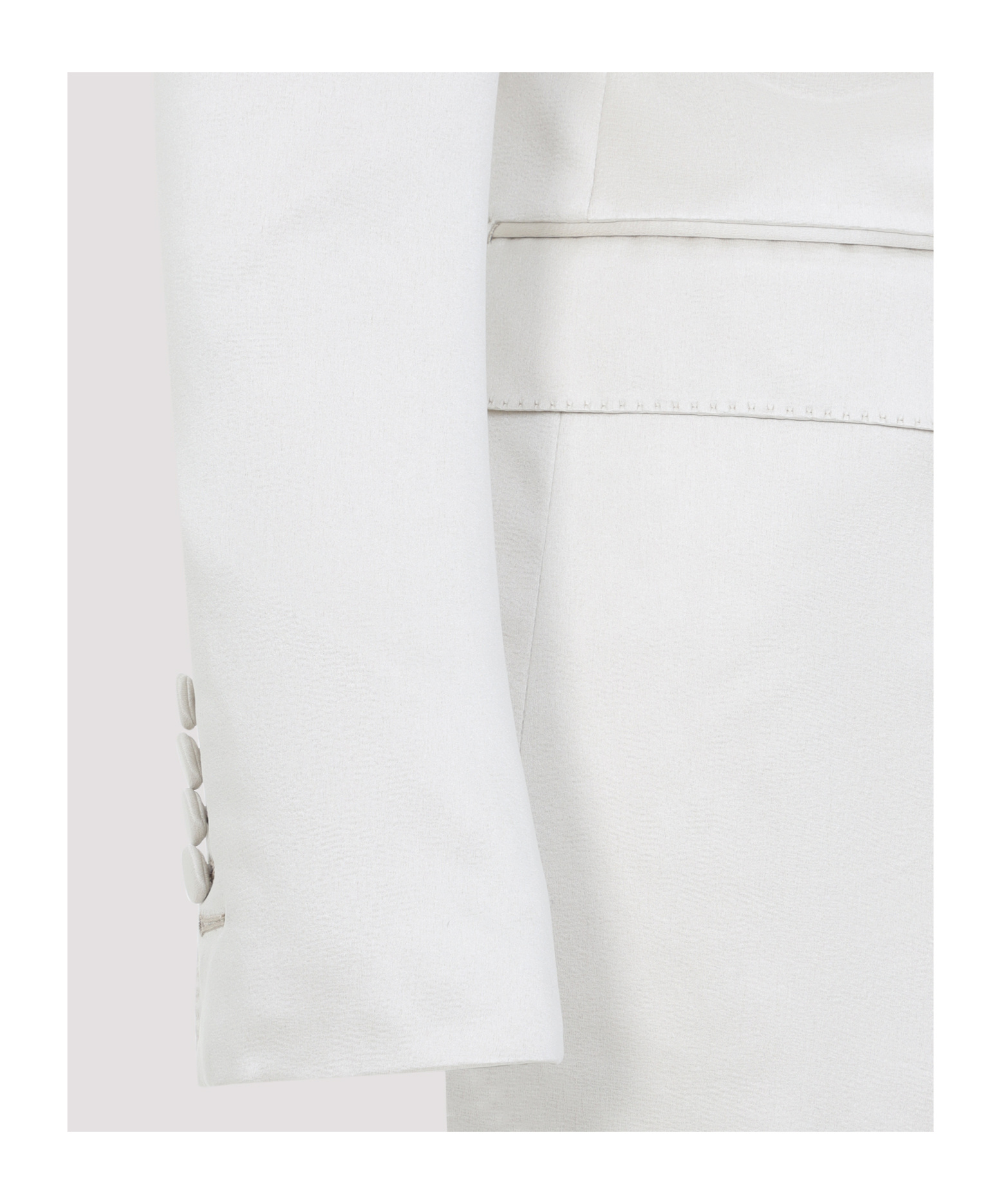 Tom Ford Tailored Jacket With Notched Lapels And Pockets In White