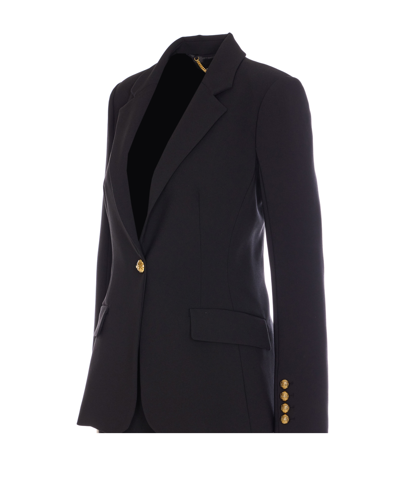 ELISABETTA FRANCHI SINGLE-BREASTED CRPE SUIT