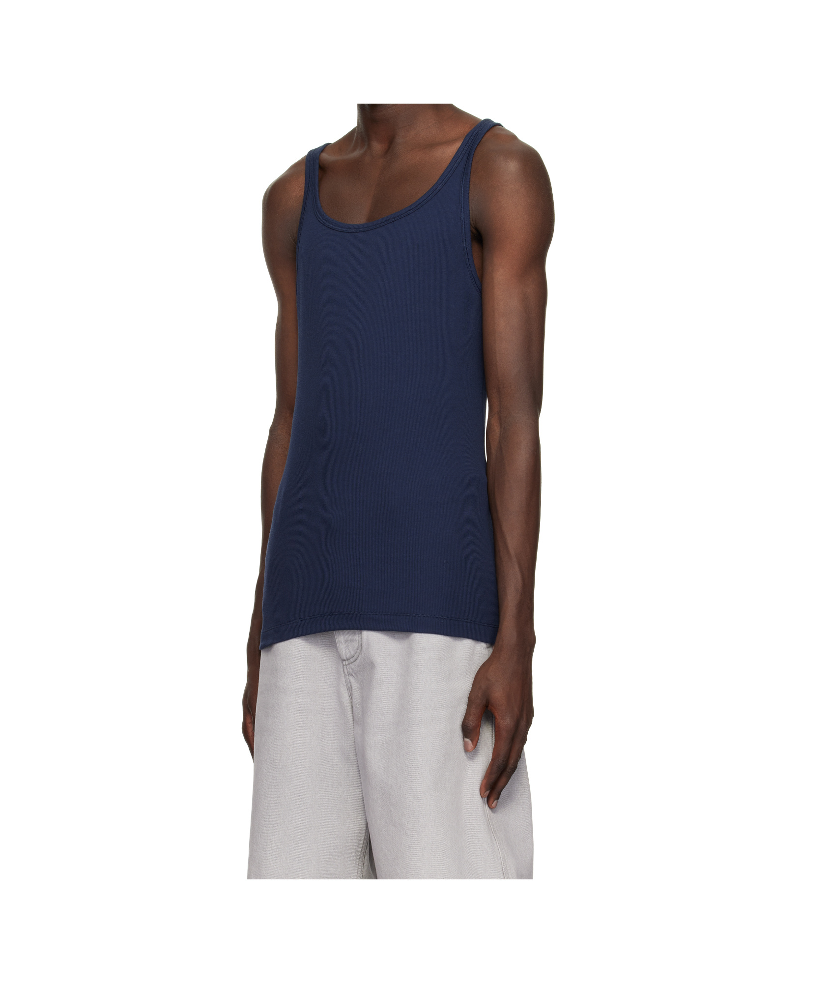 Shop Skims Ribbed Knit Vest Three-pack