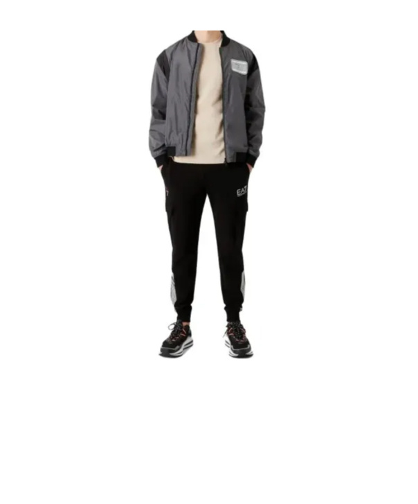 Ea7 Elastic Waist Sweatpants In Black