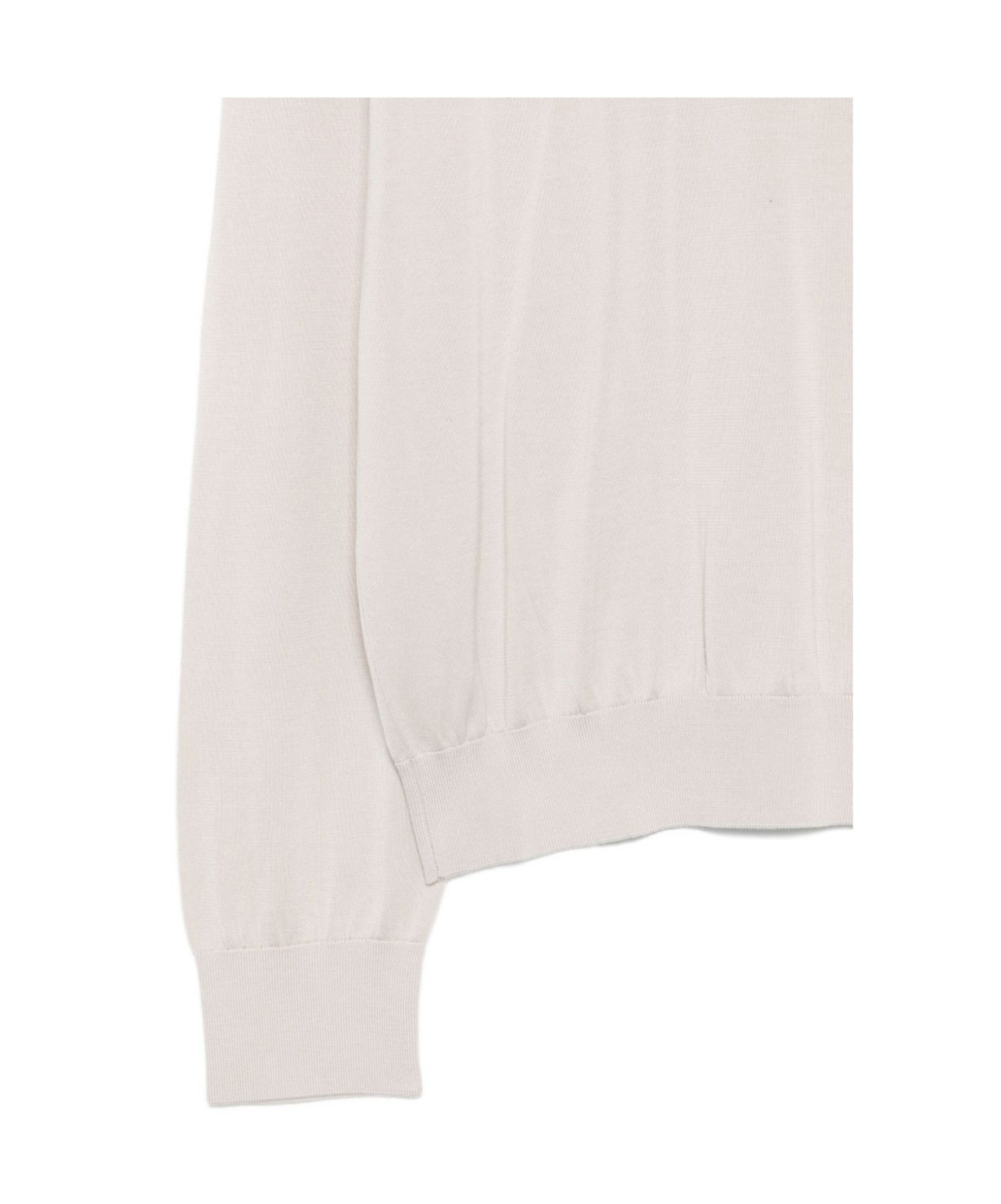 Tom Ford Crew-neck Long-sleeve Sweater In White
