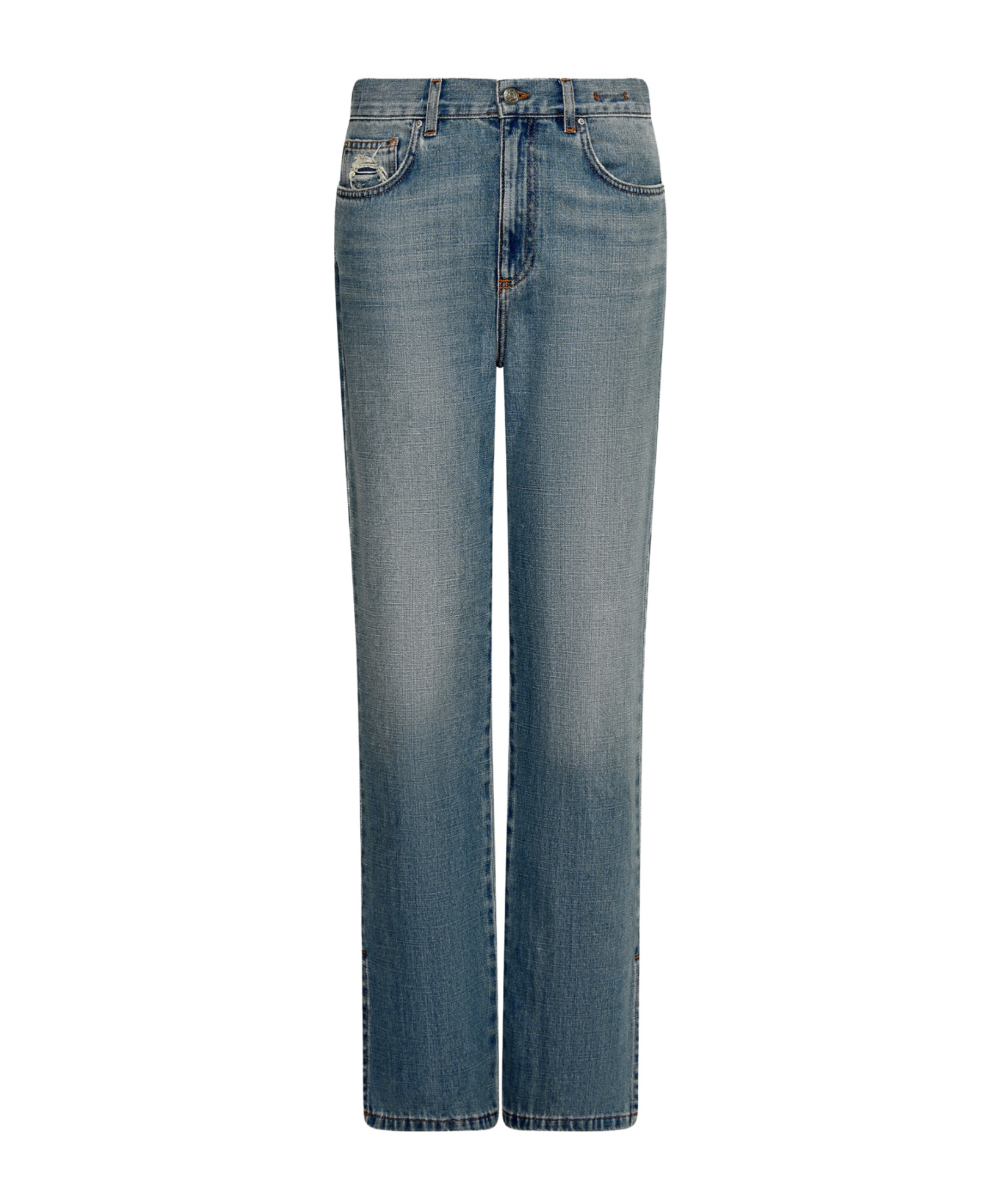 MARELLA WIDE-LEG CROSS DENIM JEANS