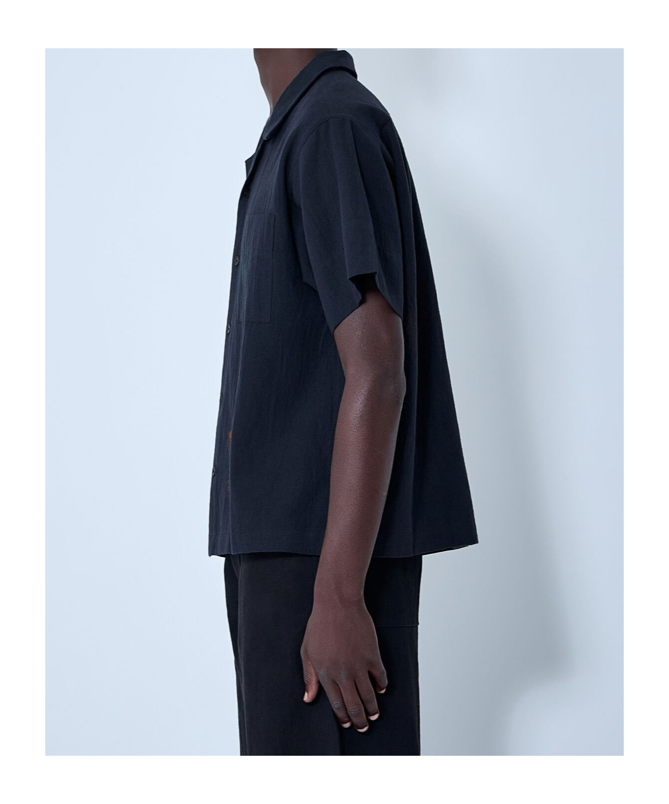 Story Mfg. Short Sleeve Shirt In Blue