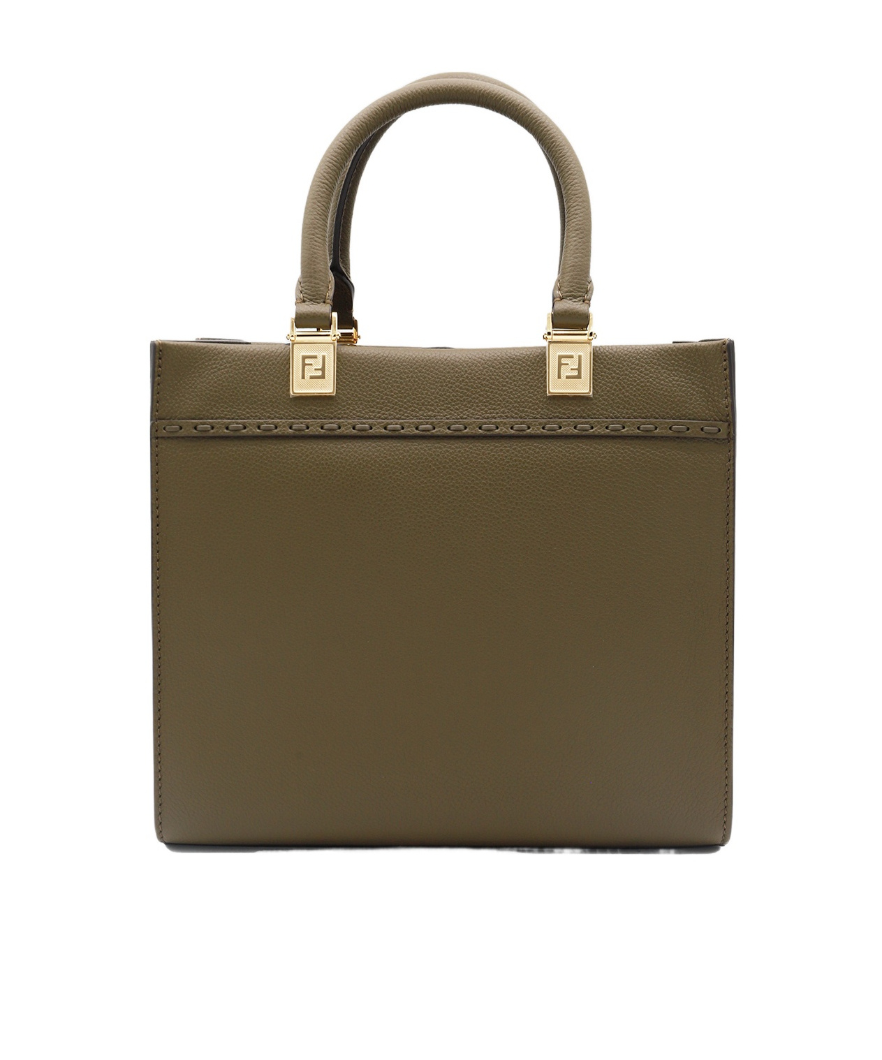 FENDI SUNSHINE LEATHER TOTE BAG