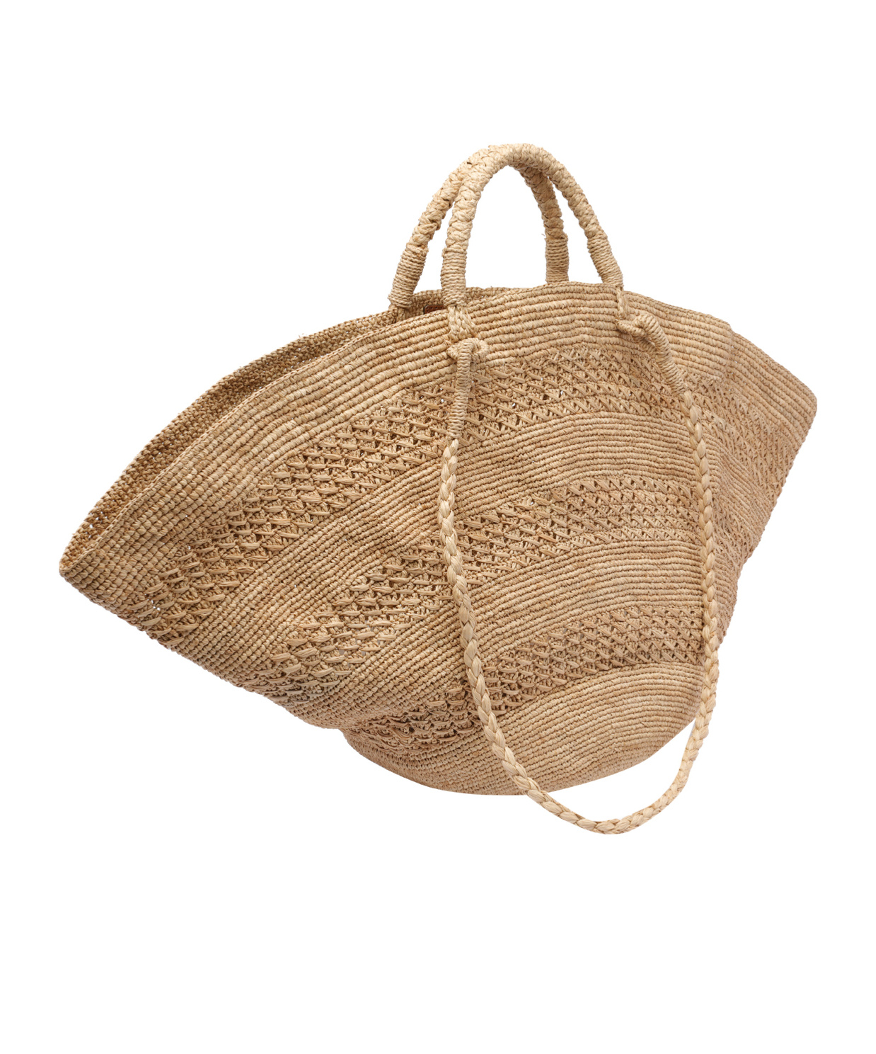 Ibeliv Double Handle Shoulder Bag In Nude