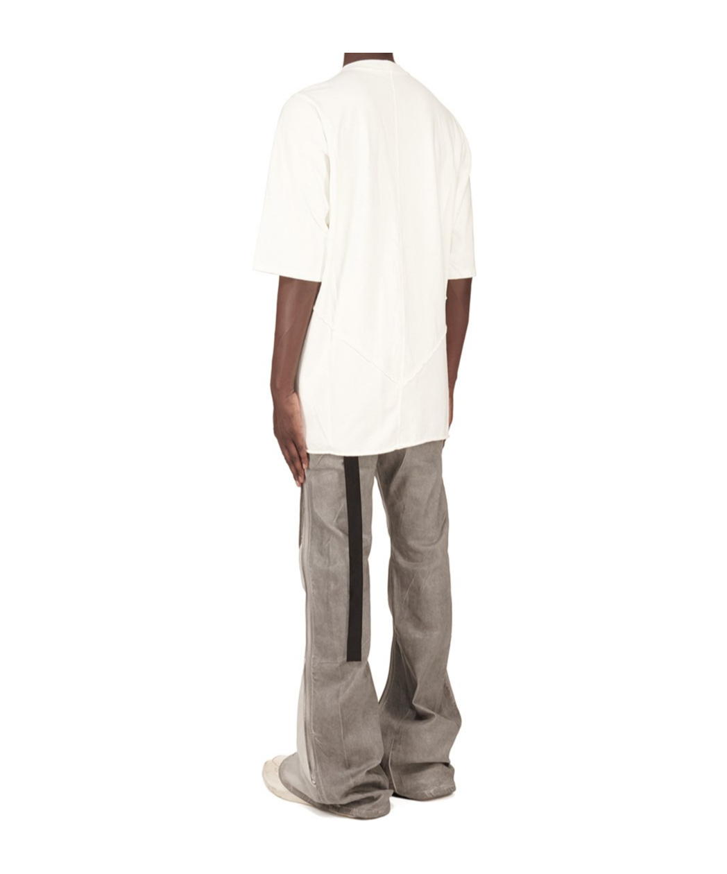 Rick Owens Drkshdw Short-sleeved T-shirt In White
