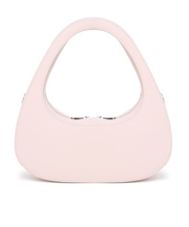 Coperni Gloss Crossbody Baguette Bag In Pink