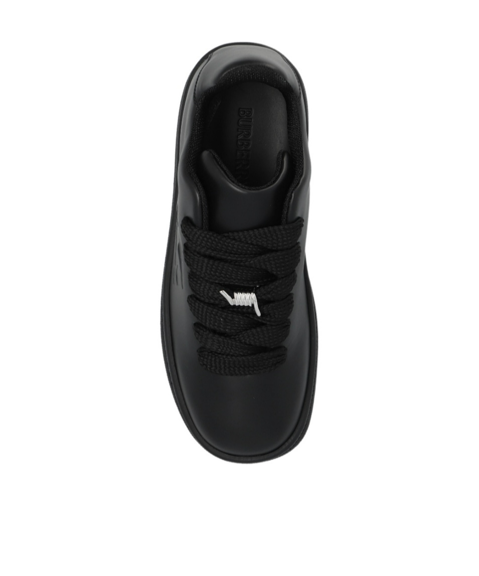 Burberry Leather Sneaker Storage Box In Black