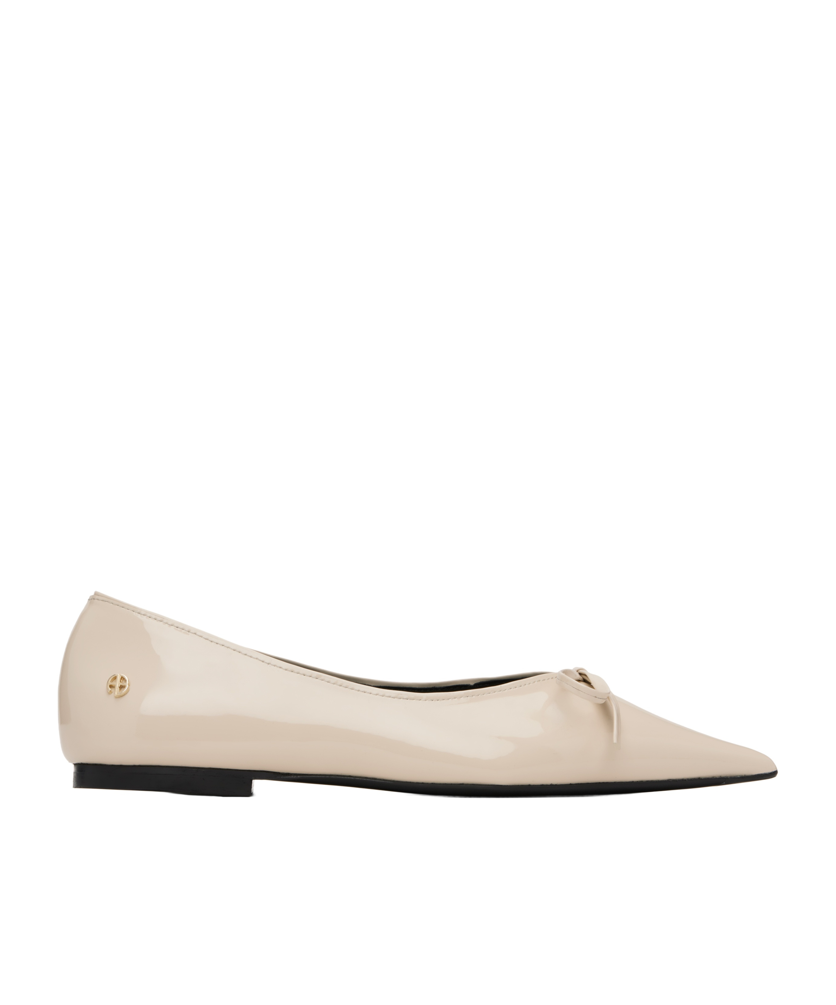 Anine Bing Beige Hilda Ballerina Flats In Neutral