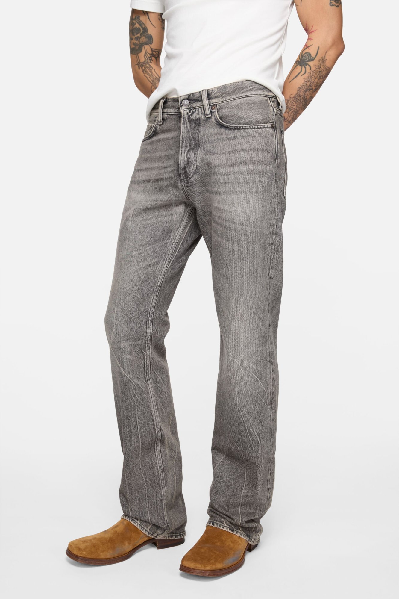 Acne Studios 2010 Belt-loop Jeans In Gray