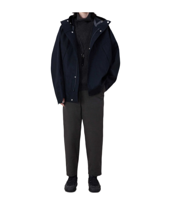 Lemaire Long-sleeved Jacket In Black