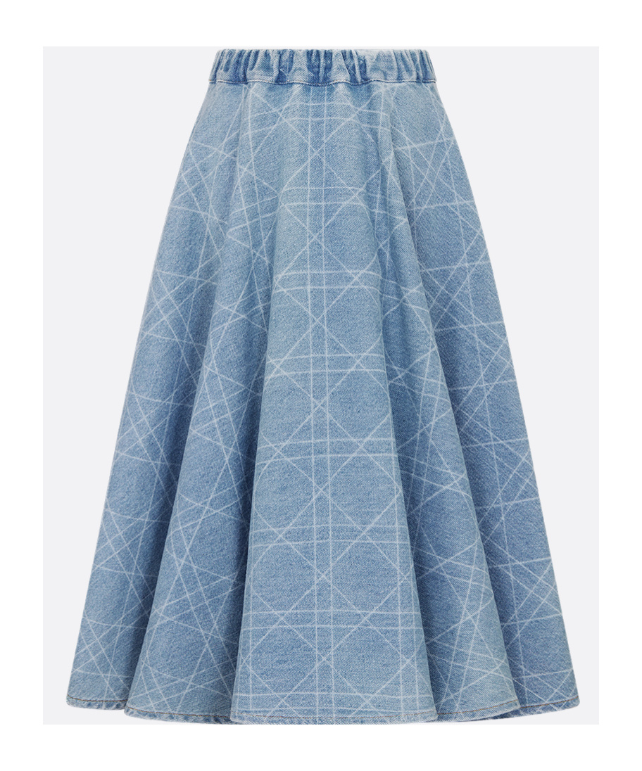 Dior Trumpet Skirt In Blue