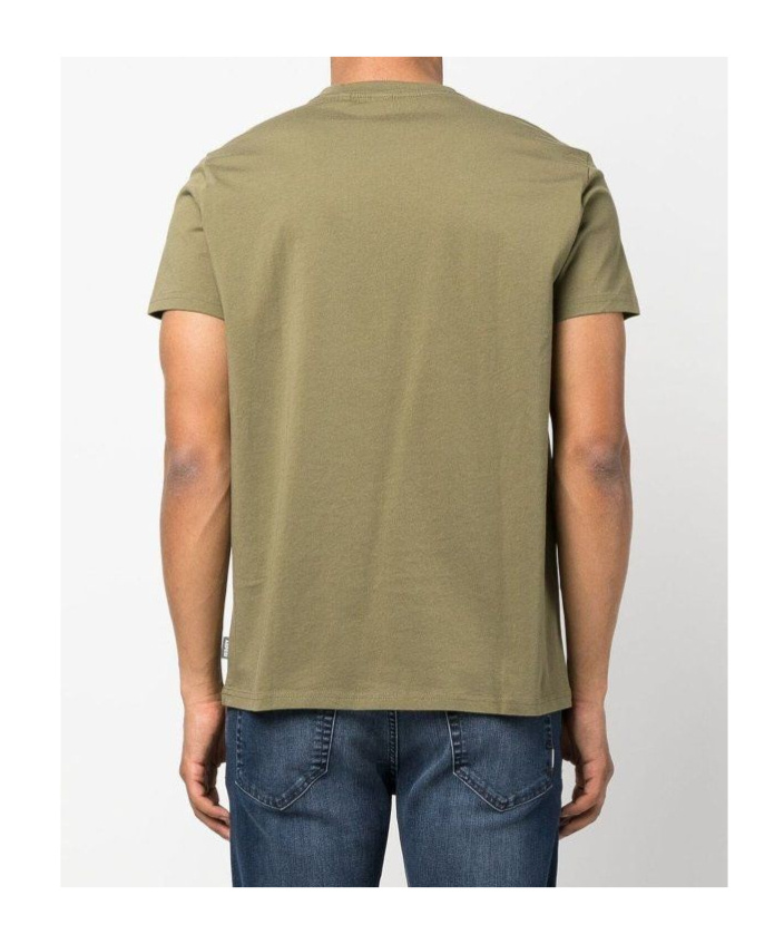 Aspesi T-shirt In Jersey Di Cotone Con Stampa - Militare