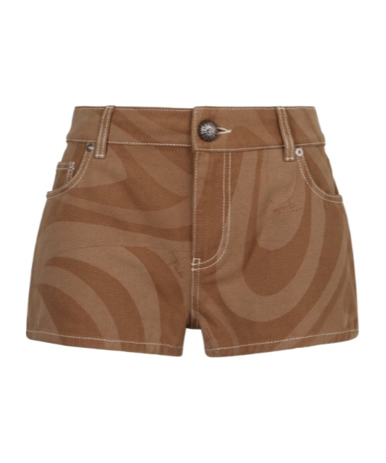 Pucci Print High Waist Shorts