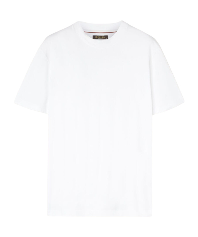 Loro Piana Short-sleeved Crewneck T-shirt In White