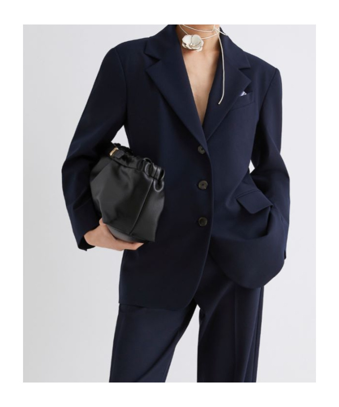 Marella Alda Single-breasted Pocket Blazer In Blue