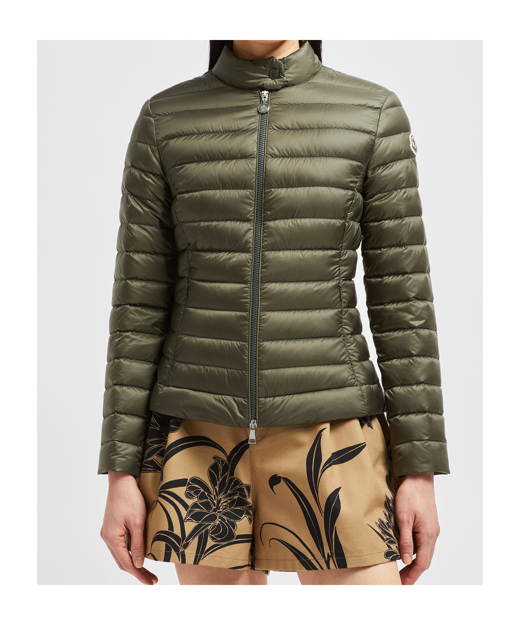 Moncler Green Igelle Short Down Jacket In Green