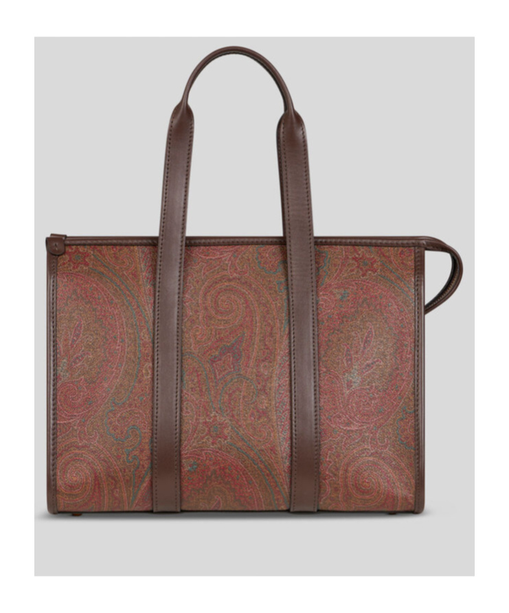 Etro Medium Bauletto Arnica Tote Bag In Brown