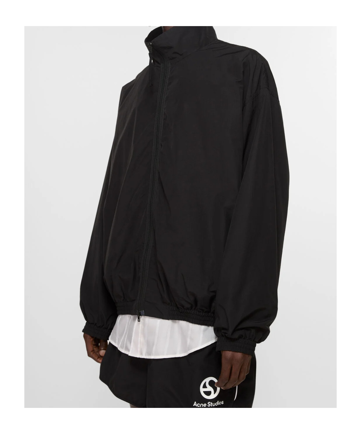 Acne Studios Long-sleeved Casual Jacket In Black