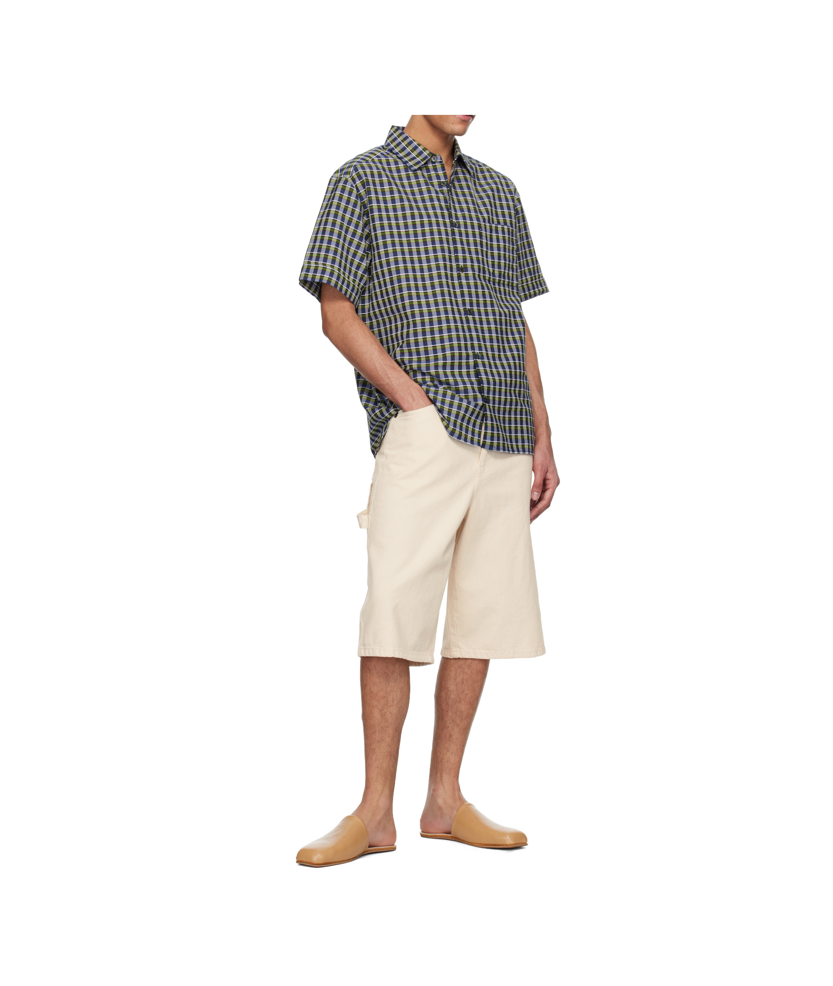 Apc Ross Short-sleeve Shirt In Nude