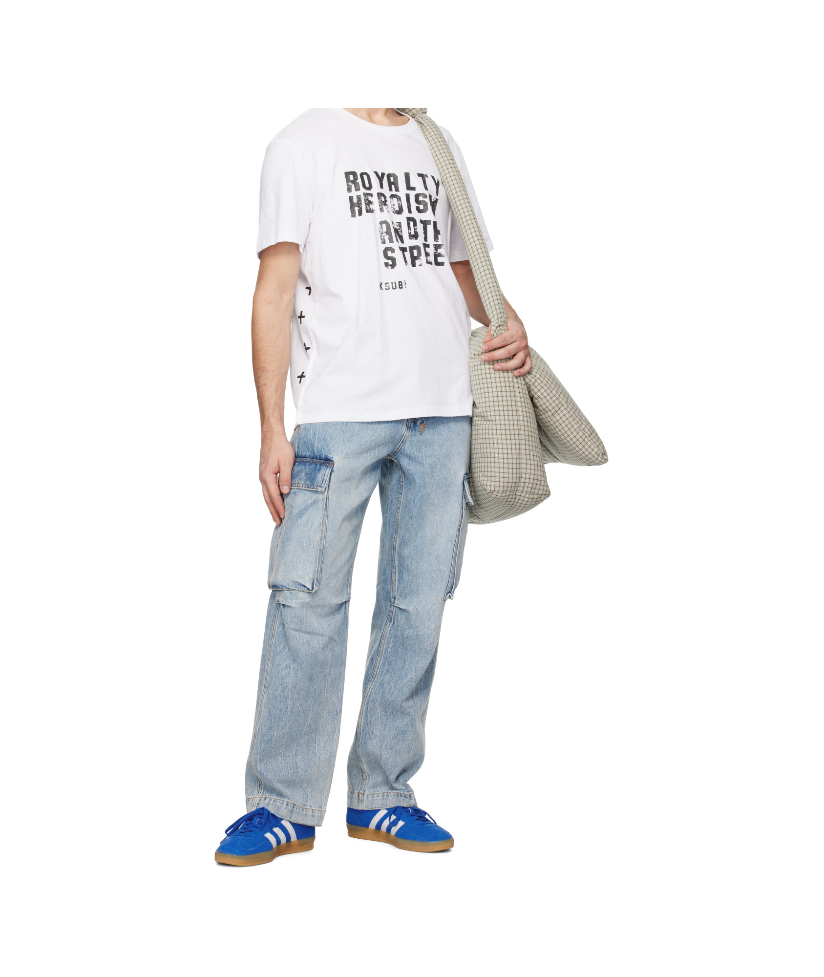 KSUBI RIOT REKON DENIM CARGO PANTS