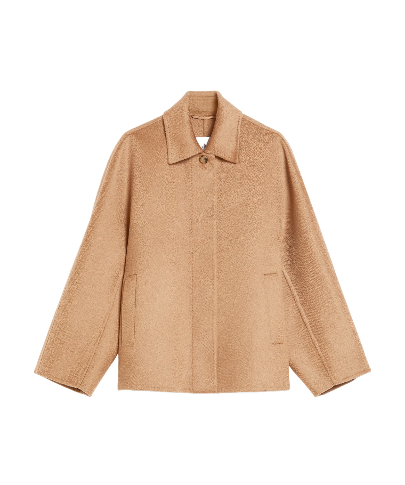 Max Mara Midas Short Coat Camel In Nude