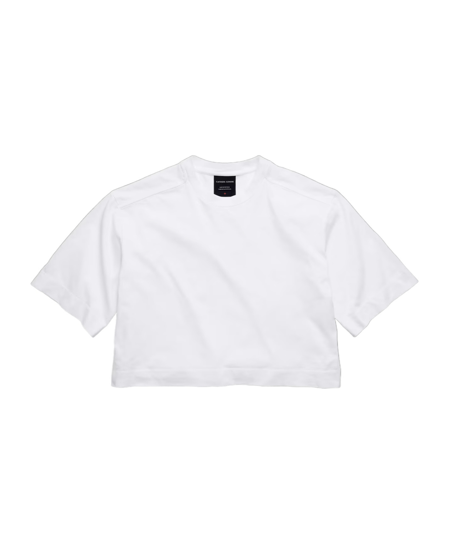Canada Goose Addison Cropped T-shirt In White