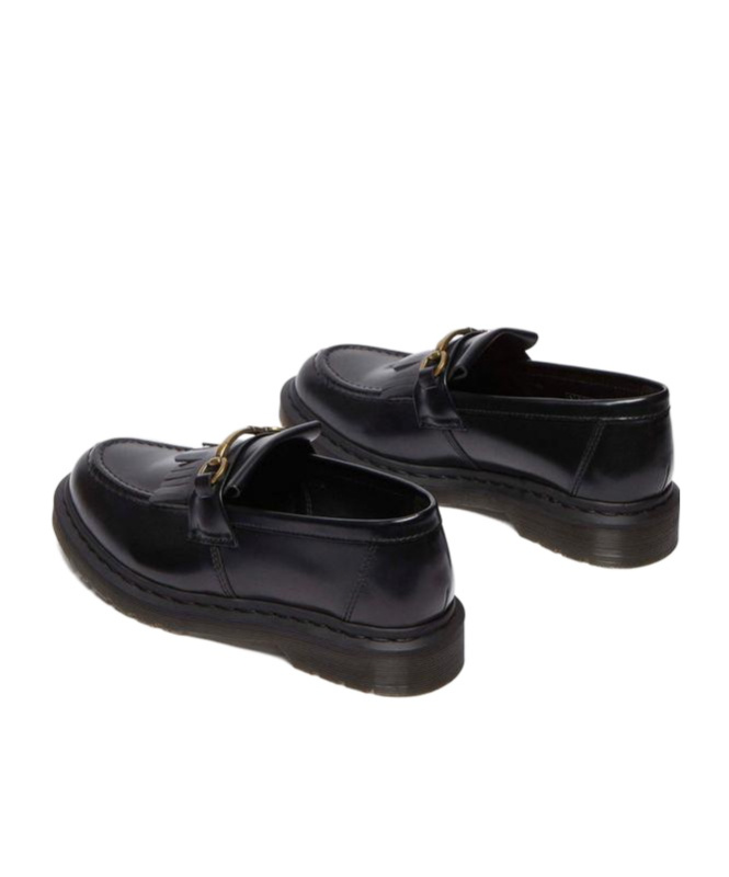 Dr. Martens' Adrian Snaffle Smooth Leather Kiltie Loafers In Black