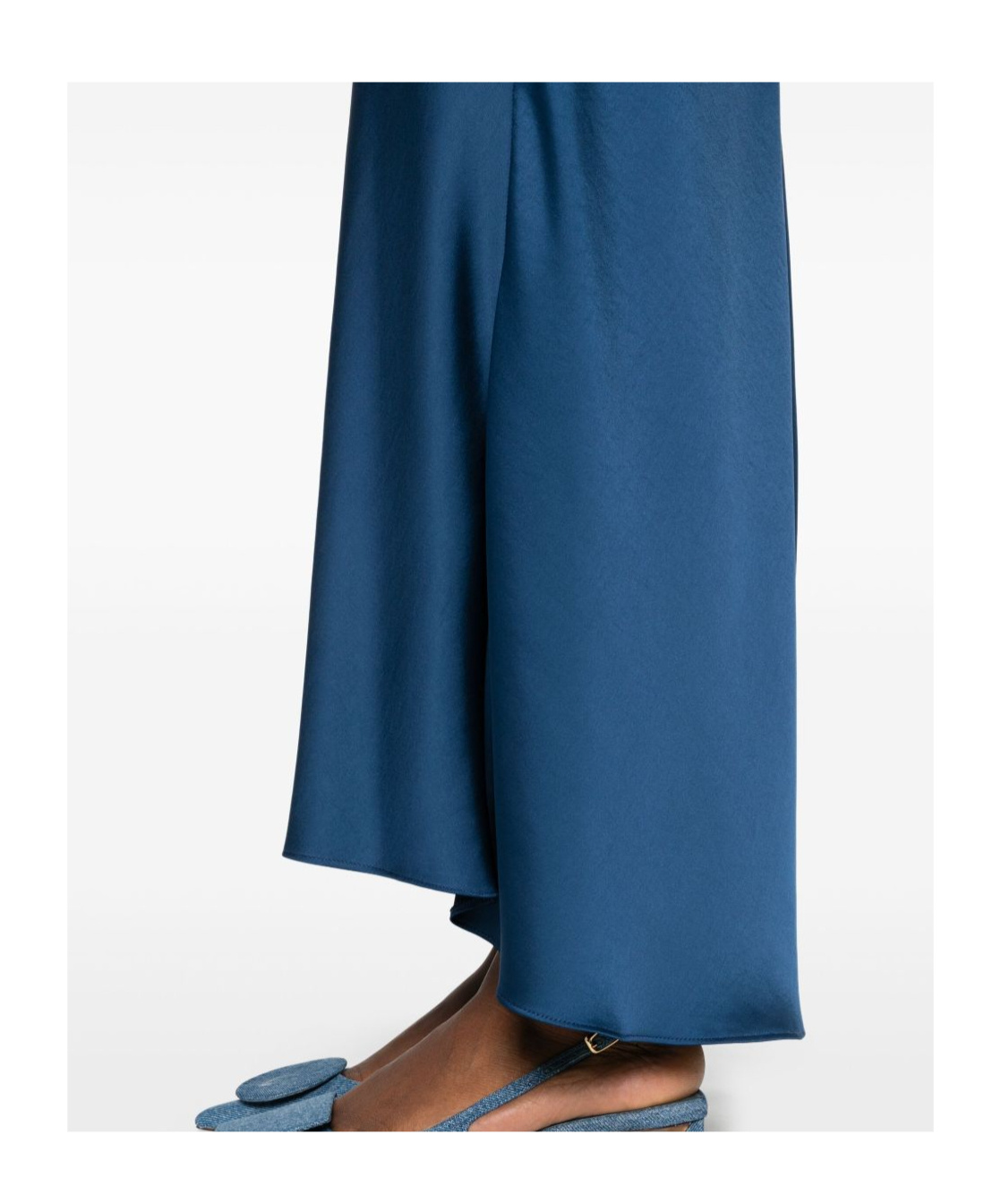 Liu •jo Liu Jo Flowing Blue Maxi Skirt With High Waist Design In Blue