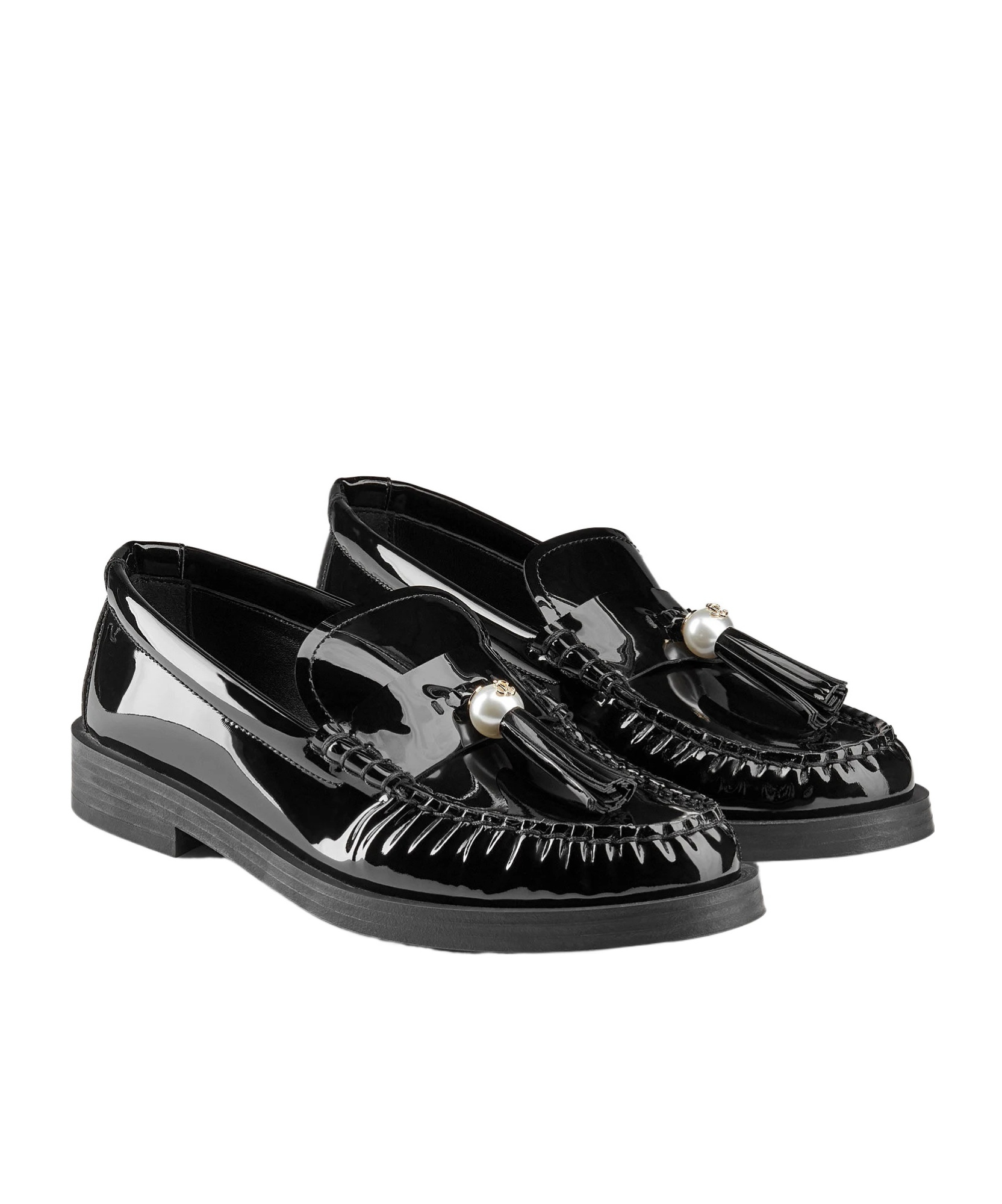 Jimmy Choo Addie Loafers In Black