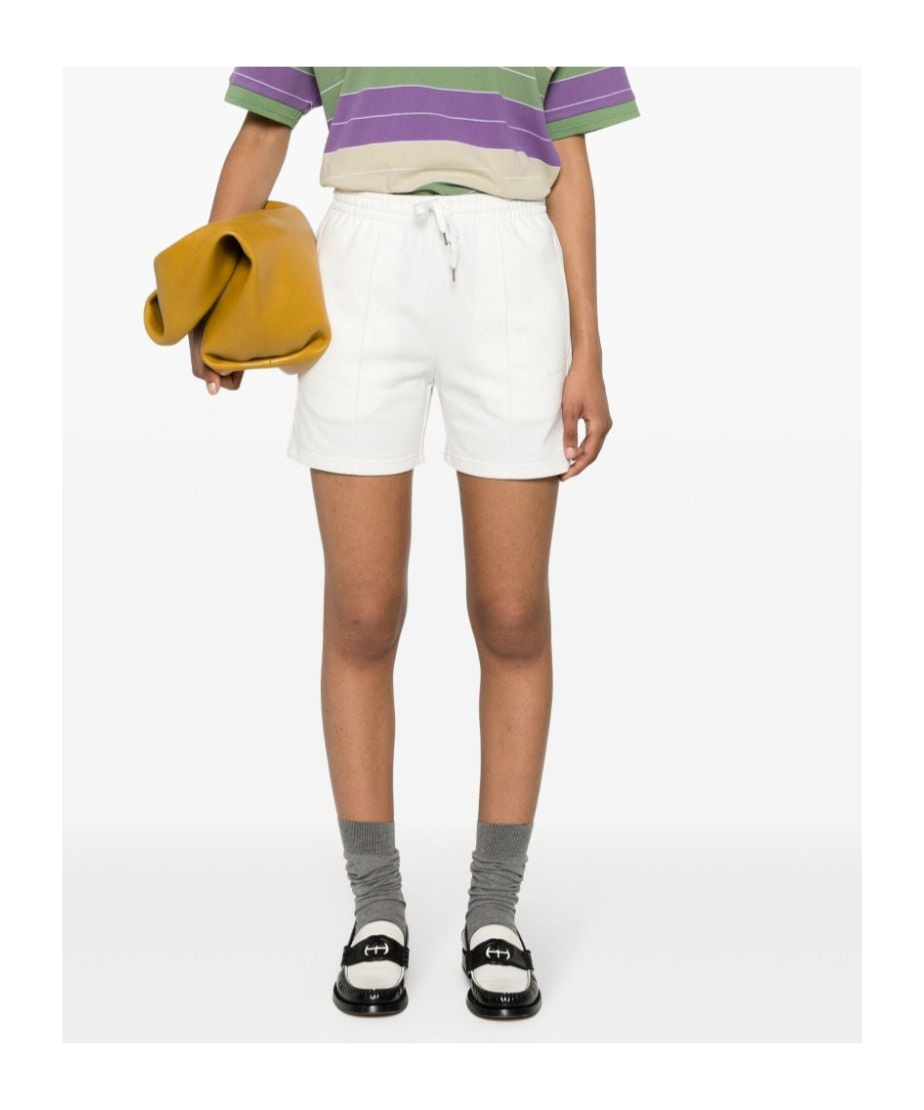 P.A.R.O.S.H STRIPED JERSEY SHORTS 