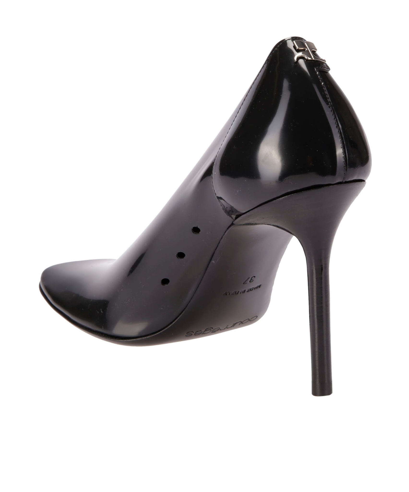 Courrèges 100mm Translucent Pumps