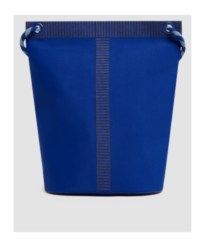 Moncler Salehe Bembury Amoeba Nylon Pouch In Blue