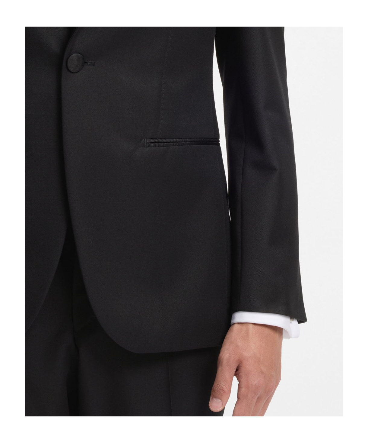 Hugo Boss Long-sleeved Suit In Black
