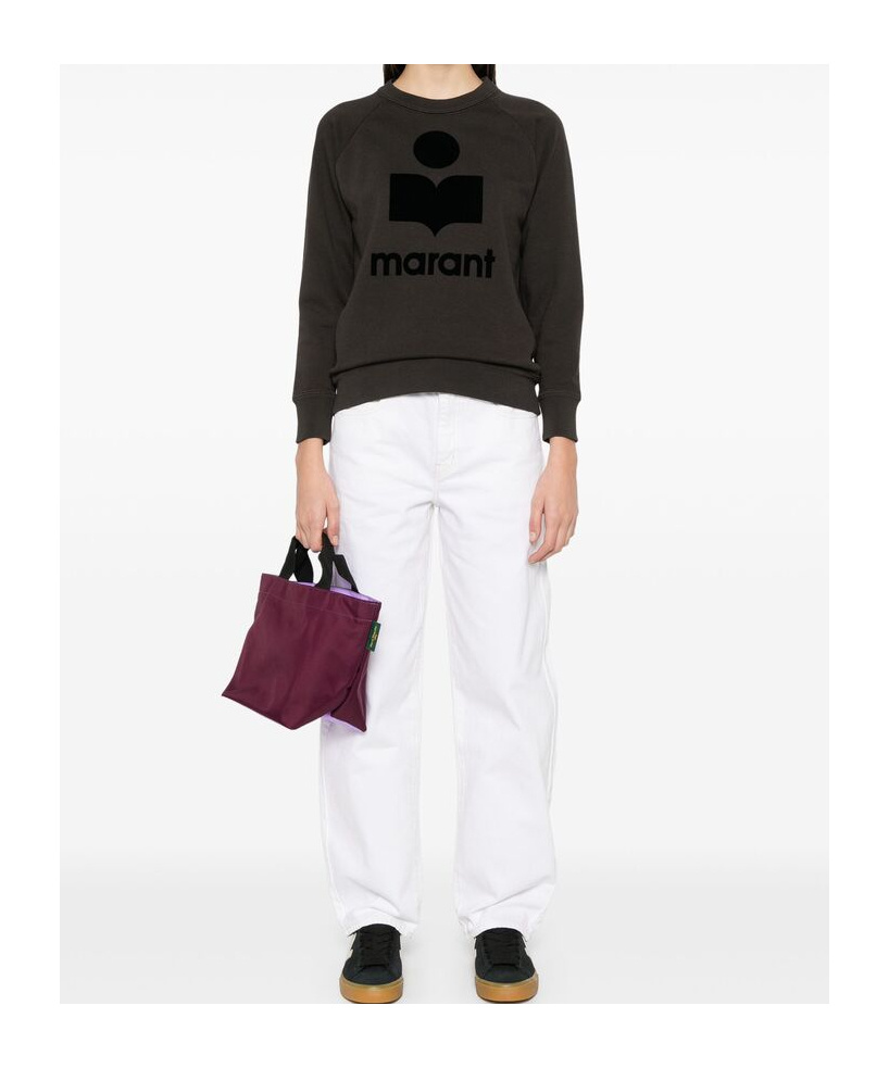 Isabel Marant Étoile Sweatshirt Isabel Marant Etoile Woman Color Charcoal In Black