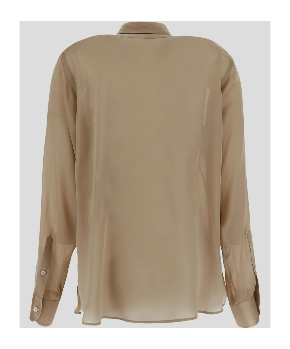 Tom Ford Silk Shirt In Brown
