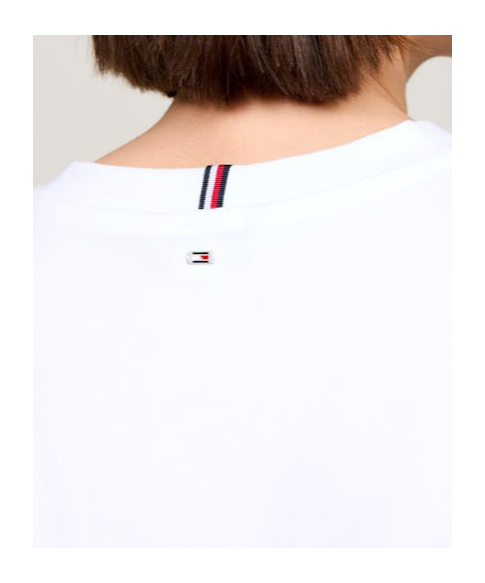 TOMMY HILFIGER LOGO-EMBROIDERED COTTON T-SHIRT