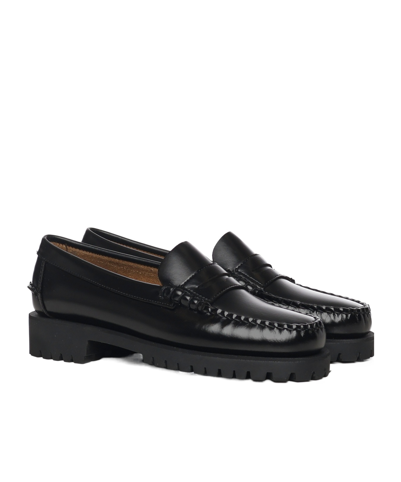 Sebago Black Leather Moccasin