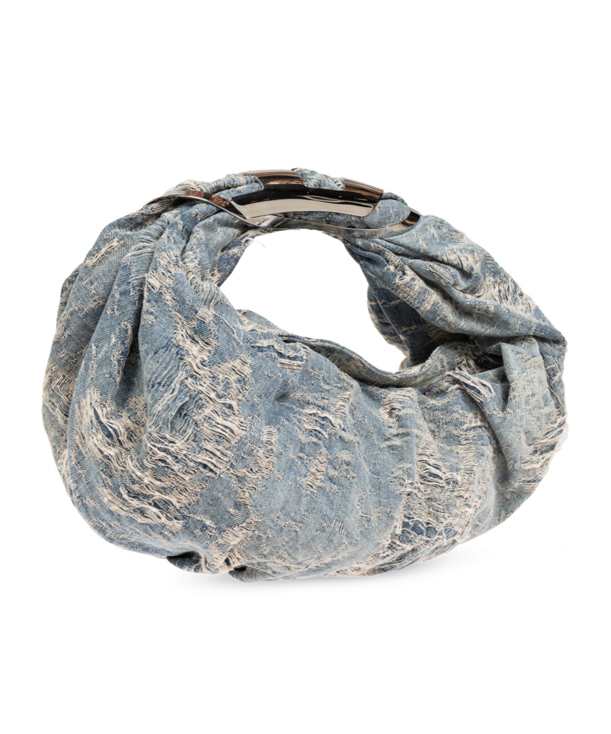 Diesel Denim Grab-d Hobo Shopping Bag In Blue