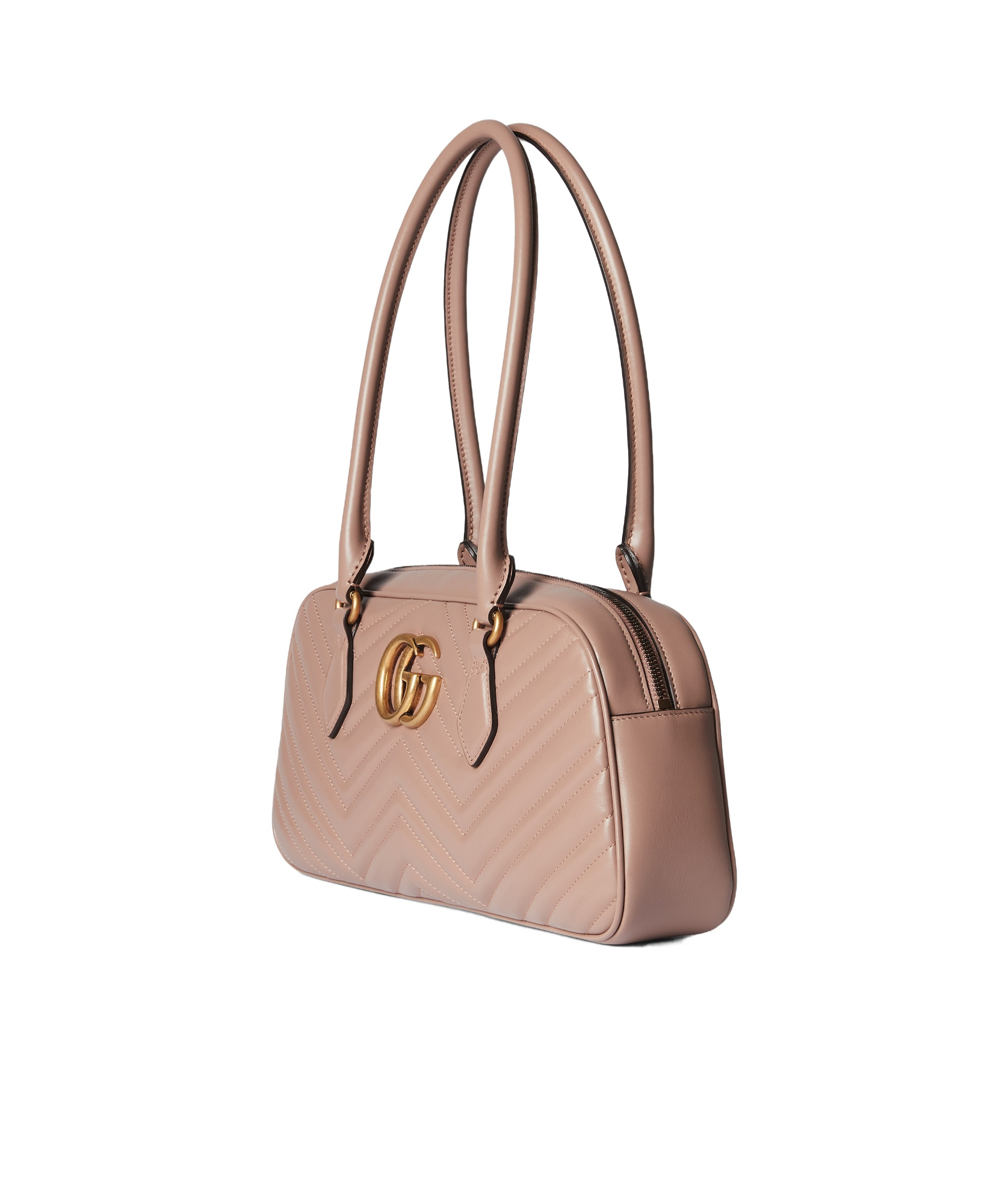 Gucci Medium Gg Marmont Tote Bag In Grey Rose